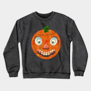 Vintage German Halloween Pumpkin Crewneck Sweatshirt
